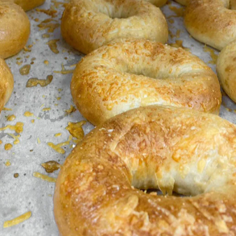 Asiago bagels